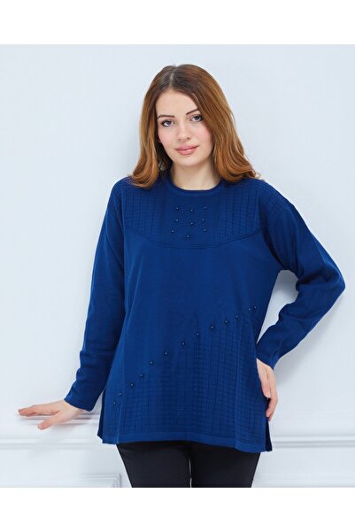 Fresh&Moda سترة نسائية محبوكة للشتاء في منتصف العمر بلوزة الأم اليومية