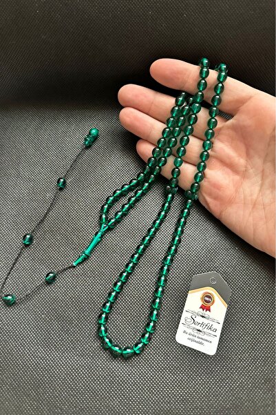 Kehribarstore Fire Amber 99 - Luk Prayer and Zikir Rosary, Prayer Grain Gift Certified