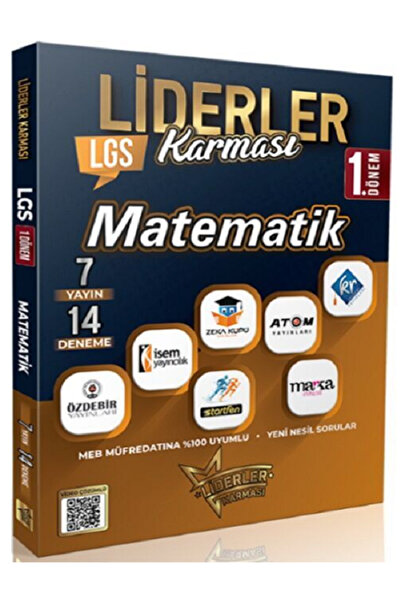 Açı Yayınları 8.Sınıf Liderler Karması LGS 1.Dönem Matematik Denemeler / 7 Ya...