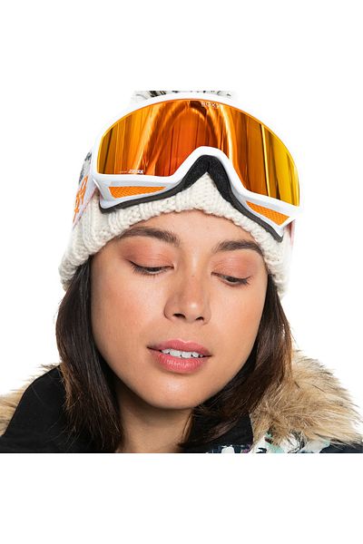 Roxy Women's Goggle - Feenity Color Luxe White
