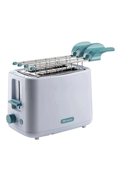 ARIETE 760W 2-Compartments 7-Levels Stainless Steel Qubi Toaster