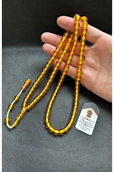 Kehribarstore نموذج عثماني 99 لوكس من العنبر الناري للصلاة والصلاة - هدية معتمدة