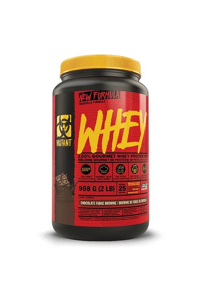 MUTANT Whey 100% Gourmet, Triple Chocolate, 2 LB, Supports Muscle Building