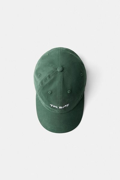 Bershka Embroidered cap