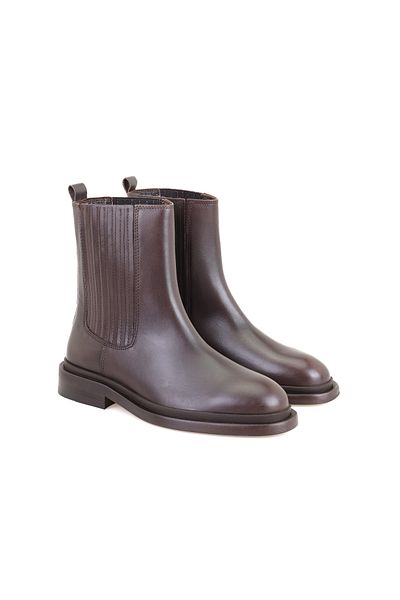 Desa Luana Brown Women's Leather Boots