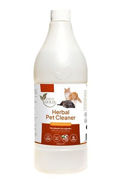 Doğal Formüllü Bitkisel Kedi & Köpek Alanları Çok Amaçlı Yüzey Temizleyici & Leke Çıkarıcı 1 Litre
