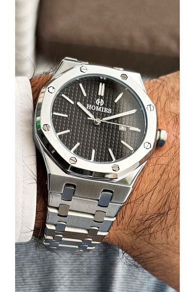 Homies Men's Wrist Watch - Steel Stainless Cord, 3 Atm Waterproof
