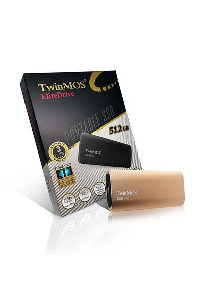 TwinMOS Ontech - 512 Gb Ext Ssd Usb3.2/Typec Gold Pssdfgbmed32-G