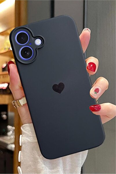 3GEN CASE İphone 16 Uyumlu Kalp Logolu Renkli First Silikon Kılıf