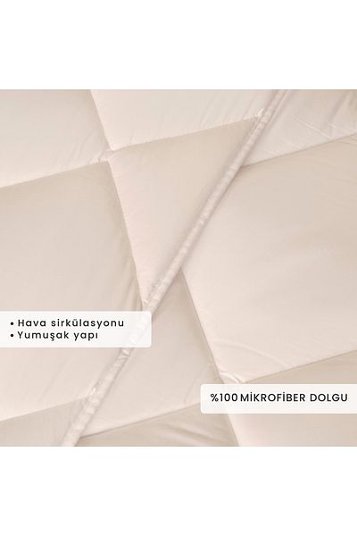 Bella Maison 100% Microfiber Single Duvet White (155X215 cm)