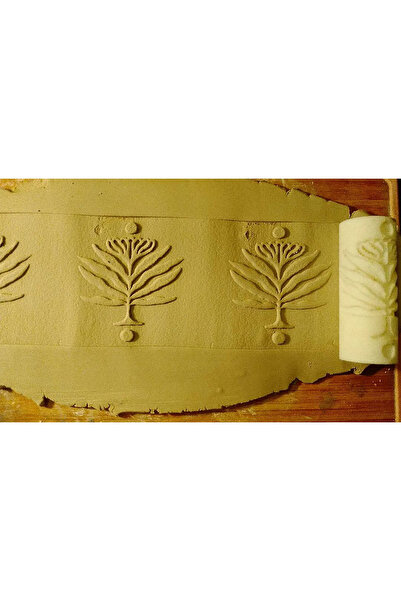 Enbceramic 9 CM GEOMETRİK DESEN OKLAVASI DESEN RULOSU SERAMİK & POLİMER KİL İ...