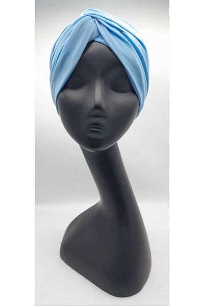 Differenza Σκούρο Baby Blue Sandy Wrap Bonnet
