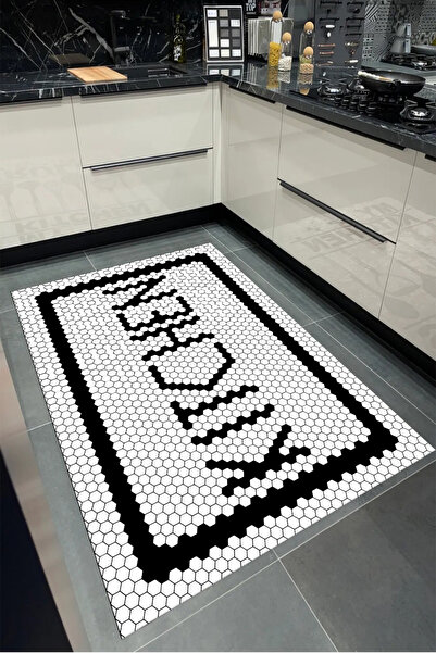 Bordo Halı Kaymaz Taban Yıkanabilir Halı 4002 – Salon, Mutfak, Koridor, Yollu...