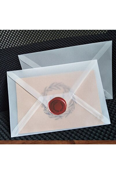 İstisna 100 Adet 13x18 Şeffaf Zarf Transparan Zarf Aydınger Zarf Düğün Daveti...