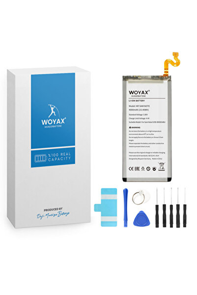 woyax By Deji Samsung Galaxy Note 9 Uyumlu Premium Mucize Batarya Eb-bn965abu
