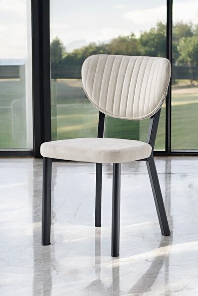 fursimo Norf Serisi 80x120 Sabit 1. Sınıf Metal Ayaklı Antrasit Ironi Mutfak Masası Takımı Gri Sandalye