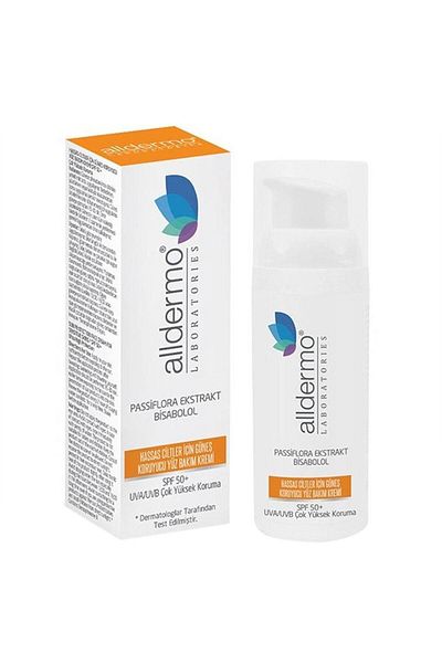 Alldermo Sunscreen Face Care Cream for Sensitive Skin Spf 50 50 ml