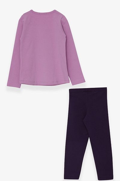 Breeze Girl's Tights Set, Printed, Age 1.5-5, Purple