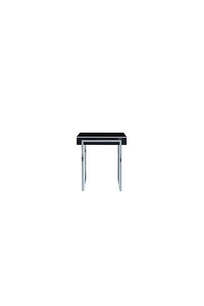 Bellona Carlino Corner Coffee Table, Chrome Finish