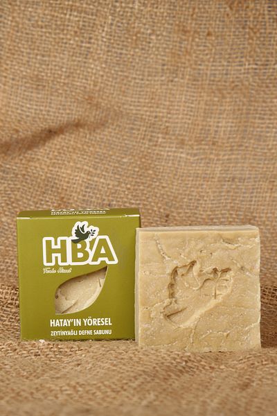 yöresel Organic Hbahatay Olive Oil Laurel Soap, Non-Protective Solid Soap, Bath Soap