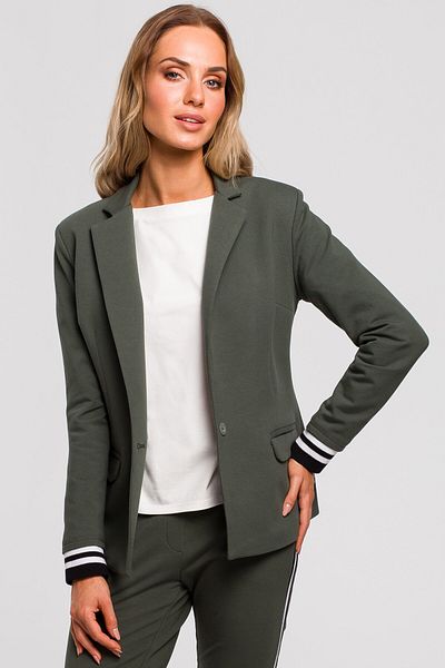 Made of Emotion Blazer s žebrovanými manžetami