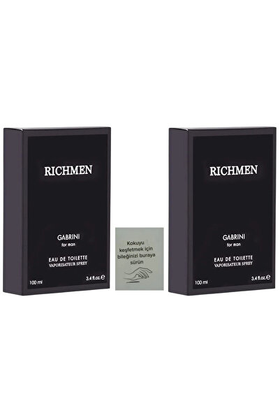 Gabrini Richmen 100 Ml Edt 2 Adet + Koku Kartı