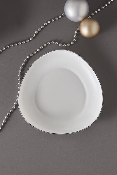 Karaca New Agata Opal Cam Çukur Tabak 20 Cm