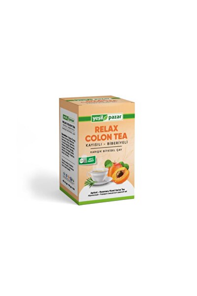 Yeşil Pazar Kayısılı Biberiyeli Relax Colon Tea 45 Poşet Çay
