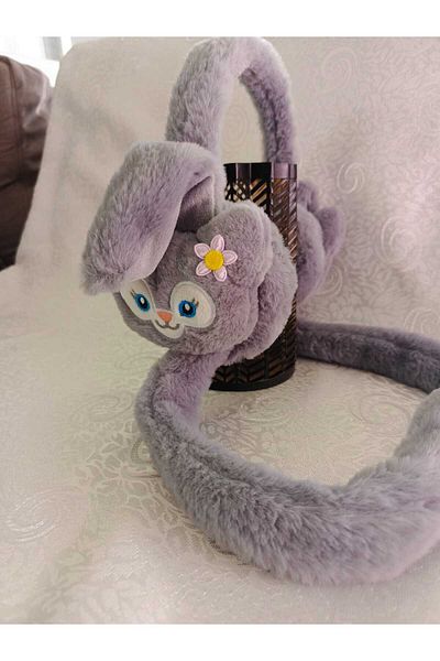 Fua Shop Children's Plush Figured Movable Ear Movable Sound Winter Earmuff