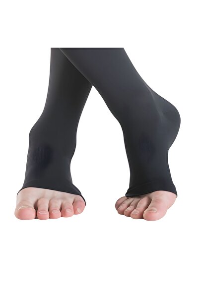 Sigvaris Thermoregulating Premium Seri (COTTON)/diz Altı /orta Basınç /medium Short/a.burun /siyah