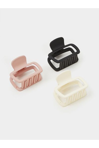 Styli Set of 3 - Plain Hair Claw