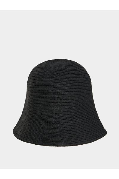 Styli Solid Textured Bucket Hat