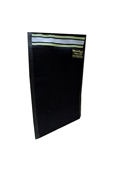 Micro Peel كيس استحمام حريري للجسم والظهر، أسود سميك، 17 سم × 27 سم