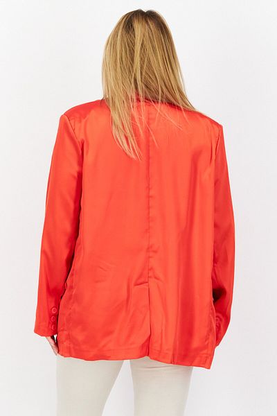 BB Dakota Women Regular Fit Solid Semi-formal Blazer, Red