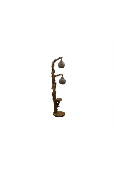 Genel Markalar Lambader 13964 Sarmaşık Atmaca 2li Doğal Malzemeler Kuru Zeytin Veya Çam Dalı