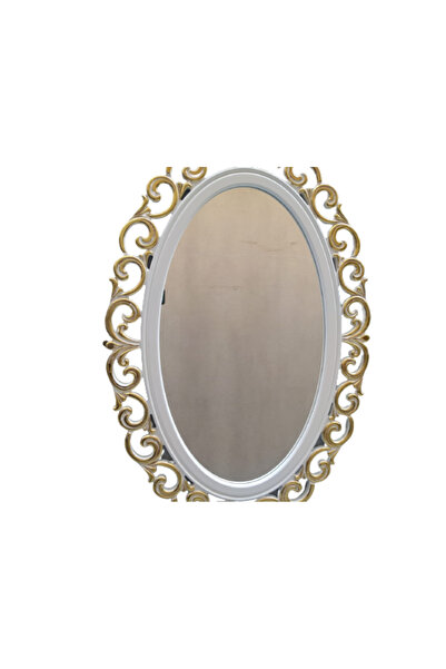 BENGİ TİCARET AYNA-Dresuar 18193 MOTİF MODEL Parlak Gold Renk Kayın torna Kutuda sevk El Yapım