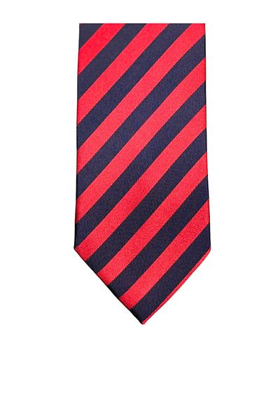 CROATE 100% Silk Screen Printing Striped Tie