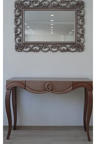 BENGİ TİCARET Dresuar 13507 AVANGART ASLAN Kayın eskitme GRİ ayak MDF tabla C...