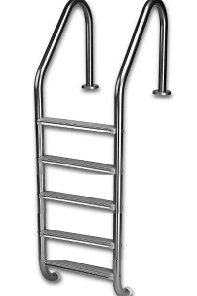 Şelale Havuz 128490 Merdiveni 316 Kalite Paslanmaz Çelik CNC kesimli 5 Basamaklı El Yapım