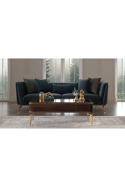 Bellona Plaza Coffee Table, Walnut Color