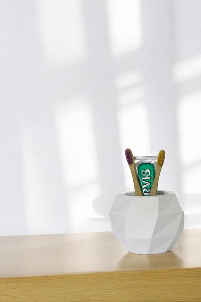 Evene Toothbrush Holder Toothbrush Holder Toothbrush Stand Toothbrush Holder White Model 20