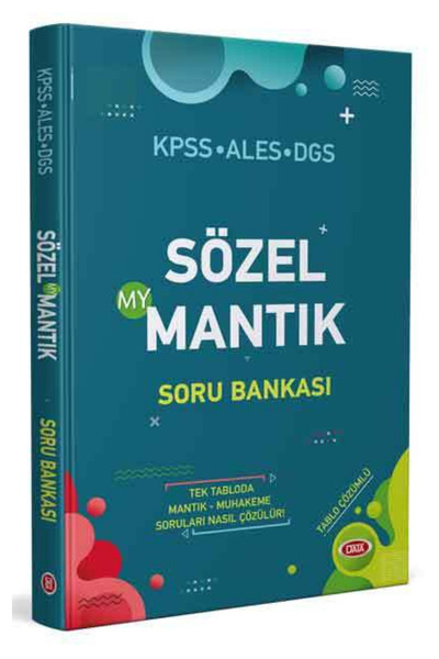 Data Yayınları 2019 My Mantık Bulmaca Tadında Tamamı Çözümlü Sözel