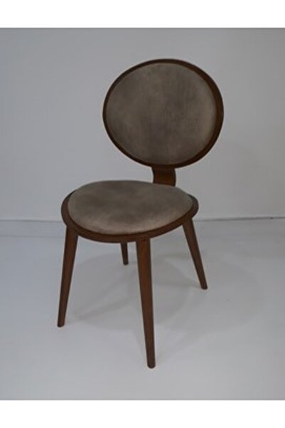 Ankara Mobilya Sandalye12574 Papel Kayın RETRO Ayak soho Kumaş Oval Sırt Yuva...