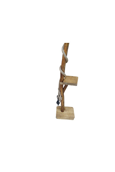 BENGİ TİCARET Lambader 17717 Eko Atmaca Tekli Doğal Malzeme Kuru Zeytin Çam Dalından Yapım El Yapım