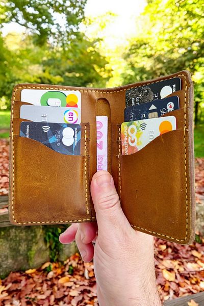 Leather Cy Monar Camel Genuine Leather Men's Wallet Including Name Writing Real Leather Handmade Large Wallet
