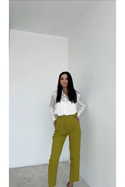 Swass Класичні брюки з вузькими штанинами та поясом