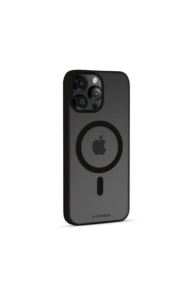 HYPHEN جراب إطار ماج سيف من نوكت - أسود - آيفون 15 برو - 6.1