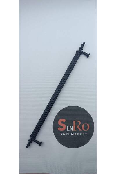 senRo yapı Market 224 mm (iki vida arası 22.4 cm) Siyah Zirve Boru MOBİLYA DO...