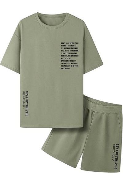 PENTHİLUS Stay Optimistic Winter Men's Tracksuit Set