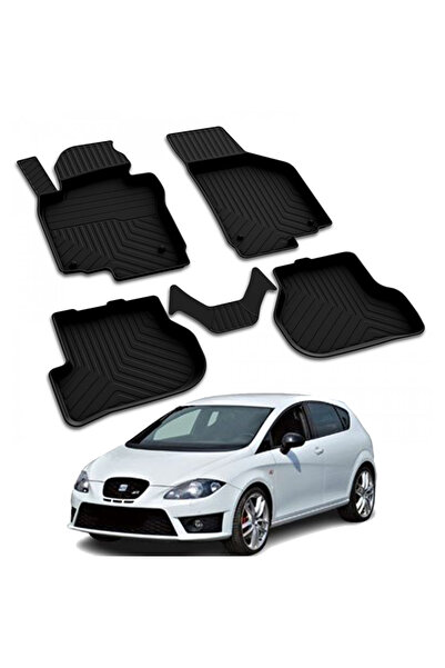YEO SEAT LEON 2 2006-2012 Model Yılları İçin Uyumlu Yeo 4D Havuzlu Paspas Takımı